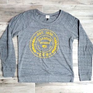 🛍 4 for $20 C&S Grey tee shirt with yellow logo size Large